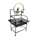 The O Parrot Playstand 32 x 21 x 64 by AE Cages - Bird Stand #J6