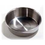 Bird Bathing Dish - Stainless Steel - Grey Feather Toys