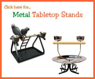 Tabletop Parrot Stands