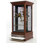 Corner Furniture Wood Bird Cage by Avian Accents