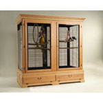 Penthouse II Furniture Wood Bird Cage by Avian Accents