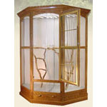 Doulble Almighty Furniture Wood Bird Cages by King Solomon Bird Cages