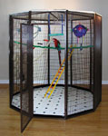 Indoor Bird Aviary Cage - 8' Octogon by Cages by Design