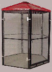 Bird Aviary Cage - Outdoor 6' Hexagon by Cheek's Custom Cages