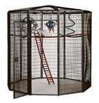 Outdoor Aviary for Birds - 8' Dia. Octagon by Cages by Design