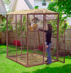 Outdoor Aviary Cages - 25.5' X 8' Sectional Bird Cage by Cages-by-Design