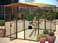 Suncatcher Parrot Aviaries - 10.5' X 12' Flight Aviary for Parrots by Cages-by-Design
