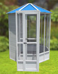 Aviary Cages for Birds - Outside Octagonal by Awesome Aviaries