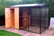 Bird Aviary Cage - Custom Outdoor Aviary (07)