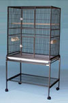 HQ Bird Flight Cage on Stand 32" x 21" x 62" HQ 13221 or Sunlite-635 Upright Trading