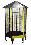 Bird Flight Cages - Hexagon 36" x 40" x 76" #AV36 Dist. YML Group