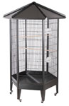 Bird Flight Cages - Hexagon 36" dia. x 71" - 7/16" Bar Spacing HQ BB61818 or Sunlite 618 Dist. Up Right Trading