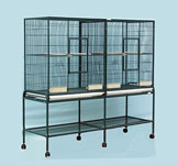 HQ Double Flight Cage 64" x 21" x 62" HQ16421 or Sunlite-648 Dist. Up Right Trading
