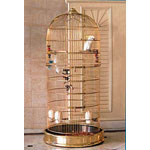 Brass Bird Cage 40” dia. x 110” tall Item #34 Mfg James J Durant $16000