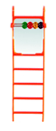 Karlie 4-Step Plastic Bird Ladder and Mirror
