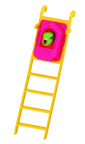 Karlie Small Plastic Parakeet Ladder with Toy Bird