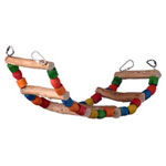 Bend Me 6 Bar Parrot Ladder #03 by Happy Bird Toys