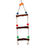 16" Cotton Rope Parrot Ladder by Feathered Friends