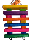 Bird Ladder 6" x 10" by Graham's Parrot Toy Creations