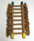 Sisal Rope Bird Ladder 9" x 19" by Pet's Choice