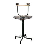 Parrot Stand with Casters 22 x 23 A&E Cages J8-2828