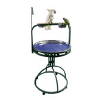 Parrot Stand with Toy Hook by A & E Cages - Bird Stand #5-2828