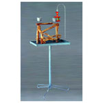 Parrot Playstand with square top play area