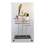 Deluxe Foraging Parrot Stand by Mango Pet #1124