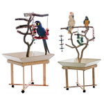 Parrot Stand Manzanita Trees with Elevated Base by Advanced Avian Designs