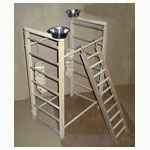 Parrot Gym with ladder, dishes and chews by Kent's Cages UK