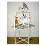 The PVC Conversion Kitchen Sink - Parrot Bird Stand by Bird Toys Etc.