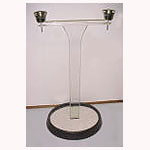 Bell Plastics Free Standing Floor Perch Acrylic - Various Sizes