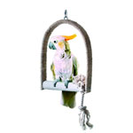 Sisal Parrot Swings with Lime Perch by Karlie - Germany