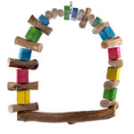 Dragonwood & Colored Blocks Swing by Play Time Bird Toys