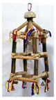 Java Tower Mini Box Style Bird Swing 23 x 23 x 61 cm