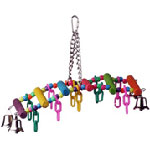 Bridge Ladder Toy 5" x 10" Small Birds Swing by Pet Vision