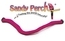 Sandy's Curved Corner Bird Perch by Parrotopia