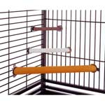 Cement Corner Cage Perch for Parrots by Polly's Pet Products