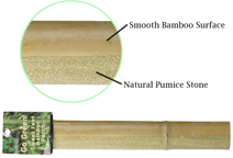 Go-Green Bamboo and Pumice Pedicure Perch for Birds by Sweet Feet and Beak