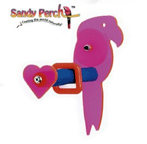 Acrylic Sandy Perch Deluxe by Parrotopia