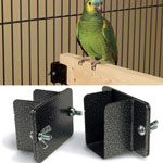 U-Brackets for 2 x 4 Stud Perches Natural Inspirations Parrot Cages