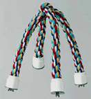 Paradise Toys Cotton Criss Cross Rope Perch for Birds by Caitec