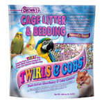 Twirls & Cobs Cage Litter and Bedding by F. M. Brown