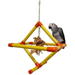 Lozenge Hanging Bird Perch - Zoo Max