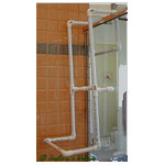 PVC Shower Door Hanging Bird Perch