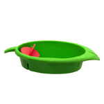 Leaf Design Bird Bath with spinner toy - Parakeet Bathing - Vo Toys #74534