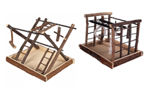 Toy Wooden Bird Playgrounds with Ladders & Perches by Trixie