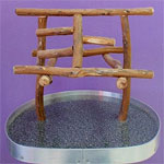 Table Top Bird Gym 17x15x14 by Tambo Pet Products
