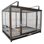 Large Parrot Aluminum Travel Bird Cages by Kings Cages
