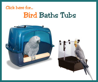 Pet Bird Bath Tub
